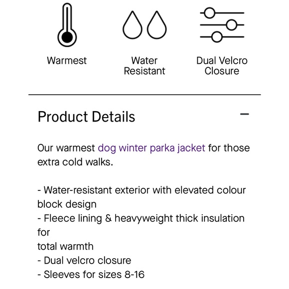 Canada Pooch True North Parka Size 10 EUC - Picture 4 of 6